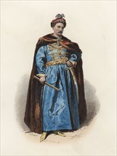 John III Sobieski, King of Poland (1629-1696), color engraving 1870.