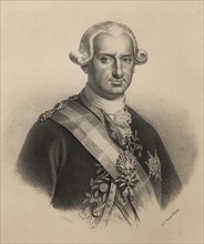 Charles IV (1748-1817), King of Spain from 1788-1808, son of Charles III, engraving 1870.