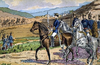 Proclamation of Alphonse XII as king of Spain on 29 December 1874 in Sagunto.