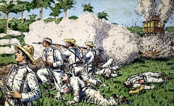 Cuba War (1895 - 1898), the Spanish troops defending El Caney before an American division on July?