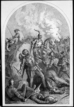 Battle of Villalar (April 23, 1521), the Comunero Juan Bravo is taken prisoner by the royalist so?
