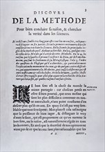 Frontispiece of 'De la Methode' by Descartes.