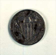 Reverse of a one-peseta coin in silver used as a medal of the Catalanist Union, work of the engra?