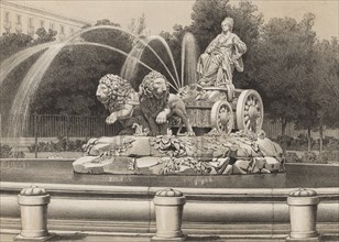 Cibeles Fountain of Madrid, was installed in 1782, work by Francisco Gutiérrez, Roberto Michel an?