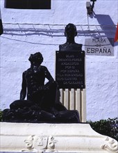 Monument to Blas Infante in Casares (Malaga), his hometown.