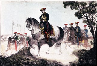 First Carlist War (1833 - 1840), North Carlist troops, the Infante Sebastian Maria Gabriel de Bor?