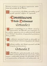 Preliminary Title, Article 1 of the Spanish Constitution of 1978.