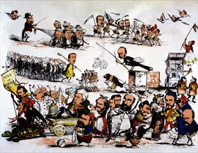 Revolution of 1868, political cartoon of the revolution that overthrew Isabel II called 'the Glor?