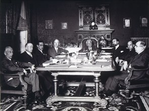 Meeting of the Council of Ministers, 1931, chaired by Niceto Alcalá Zamora (1877-1949), president?
