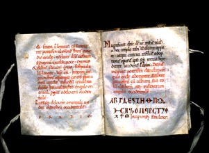 Roman Pontifical of Vic, manuscript on parchment made probably in the scriptorium of the Cathedra?