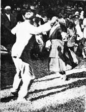 Dances 'Boleros' in the city of Pollença in 1926.