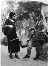 Dances 'Copeo' in the village of Felanitx, in 1926.