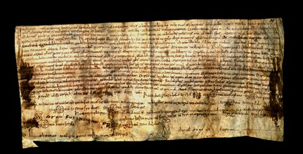 Testament of Arnulf, bishop of Vic, wounded in the expedition to Cordoba, parchment document date?