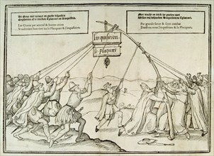 Dutch satirical engraving on the Inquisition.