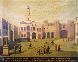 San Juan de Dios Square in 1596.
