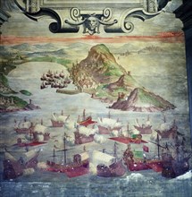 Reign of Philip II (1527-1598), 'Taking of 10 English ships on Marbella in 1563 in the care of th?