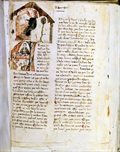 Chronicle of D. Jaume I' by Ramon Muntaner, manuscript, 1328, front page with the illustration of?