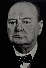 Winston L. Spencer Churchill (1874-1965), British politician and statesman.
