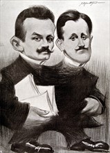 Serafin y Joaquin Alvarez Quintero, (1871-1938) (1873-1944). Spanish writers.