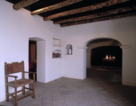 Inside the reconstructed birthplace and museum of the painter Francisco de Zurbarán (1598-1664), ?