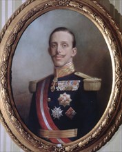 Alfonso XIII, King of Spain. (1886-1941), oil painting of 1911.