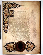 Document by which the Duke of Venice, Francesco Foscari, grants new privileges to Brescia, 1470.