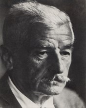 William Faulkner (1897-1962), American writer, photo of his last years.