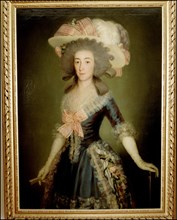 The Duchess of Osuna', oil by Francisco de Goya.