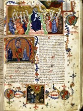 Page of 'Lo Crestià' by Francisco de Eiximenis, religious writing in Catalan from 14th century.