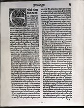 The corbacho' (Facsimile), preface to the printed work in Seville, 1498, work by Archpriest of Ta?