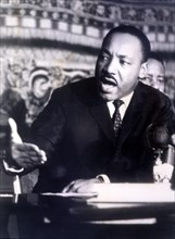 Martin Luther King (1929-1968), Protestant clergyman, leader of the nonviolent fight against raci?
