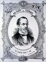 Joaquim Rubio i Ors (1818-1899), Catalan writer and professor proclaimed Mestre in Gay Saber in t?