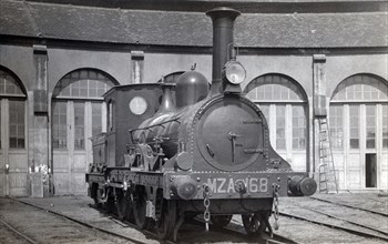 Locomotive number 1 line in Martorell, transformed in series 168. MZA Company, 1910.