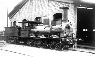 Steam engine number 278 built by Kitson at Leeds, England, system of inner cylinders and three co?