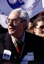 Marcelino Camacho (1918-2010), Spanish politician and syndicalist,  1991 portrait.