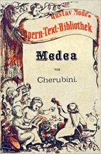 Cover of the libretto for Cherubini's Medea, edited by Opern Text Bibliothek.
