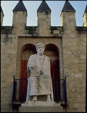 Monument in the city of Córdoba dedicated to Averroes (1126-1198), philosopher, lawyer, doctor an?