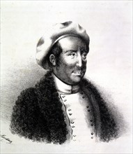 Domingo Forcadell (1800 -), field marshal of the Carlist army in the 1st Carlist War, engraving o?