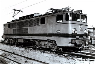 Alstrhom electric locomotive bi-current 1500/3000 volts, 1950.