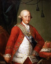 Portrait of Carlos IV' (1748-1819), King of Spain,  Oil painting by Antonio Carnicero.