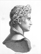 Augustus, Gaius Julius Caesar Octavian (63 a.C-14 d.C.), Roman Emperor.