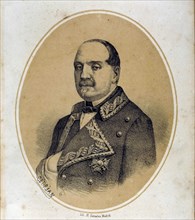 Leopoldo O'Donnell (1809-1867) Spanish politician and military.