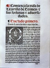 The Life of Lazarillo de Tormes, by Diego Hurtado de Mendoza, treaty number one of the work, prin?