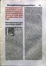 Page of the work 'Lo primer del Cartoixa' (The first of the Cartoixa) by Joan Rois de Corella, pr?