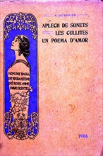 Cover of the works 'Aplech of sonets, Les Cullites, Un poema d'amor', work and drawing by Alexand?