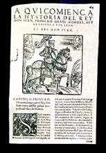 Chronicle of the Kings of Castile by Pedro Lopez de Ayala, beginning of the story of King John I ?