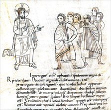 Manuscript called 'Homiliari de Beda' Jesus speaks to the Pharisees about the kingdom of God, iIl?