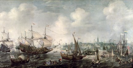 Arrival of Frederick V of the Palatinate to Vlissingen, 5th May 1613.