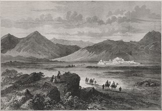 British-Afghan war, entrance to the Khyber Pass and view of the Jamrood fort that defends it, eng?