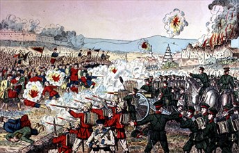 Boxers War, battle in Tien-Tien, 1900.